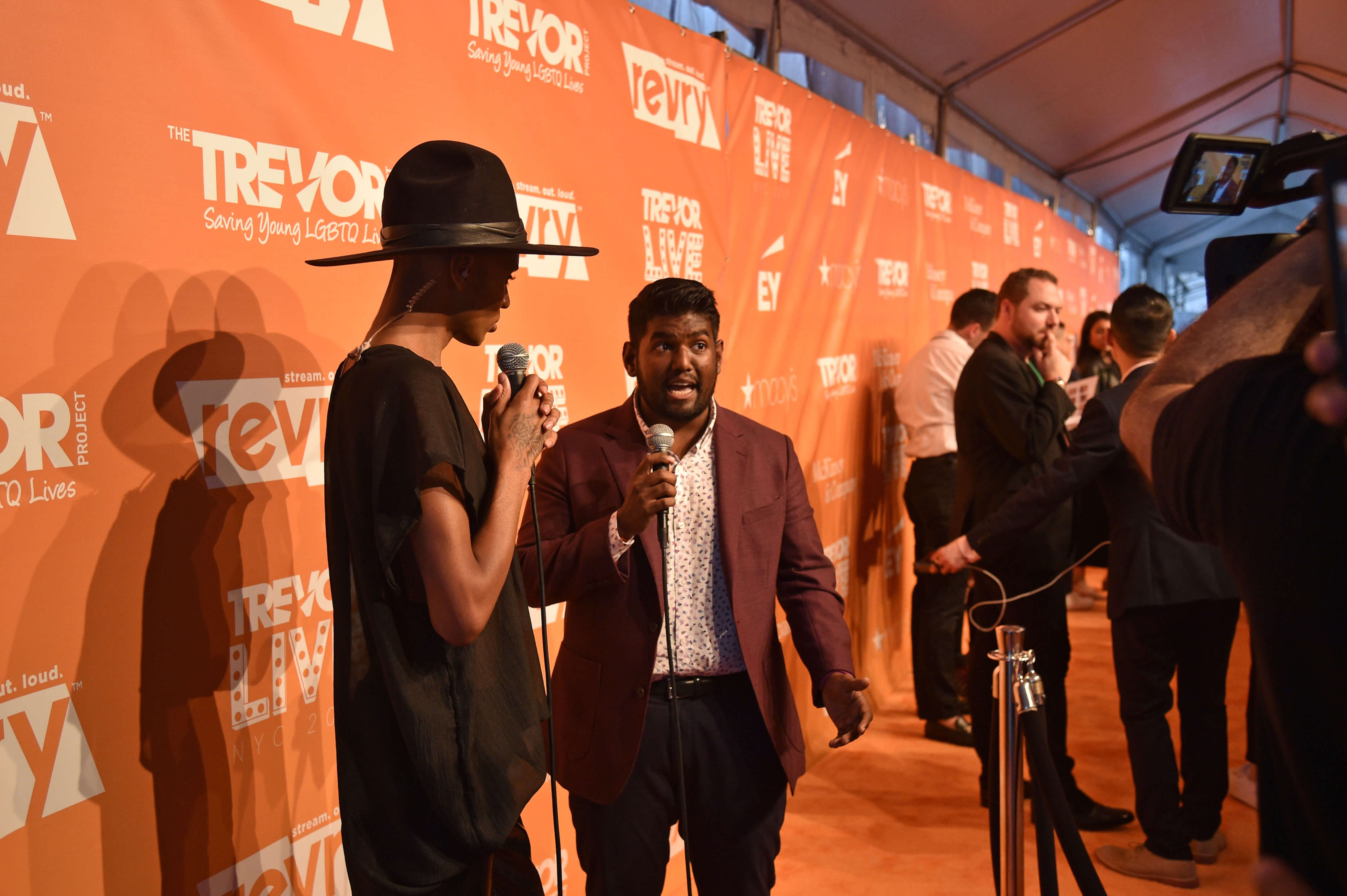 Livestream Section of the Step & Repeat